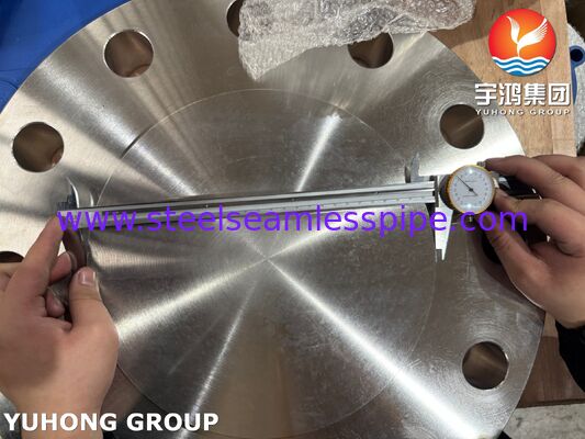ASTM A182 F51 이중 2205 단조 블라인드 RF 플랜지, 석유 및 가스용 고강도, 내식성
