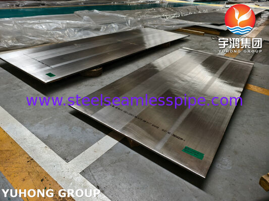 ASTM B127 Monel 400 + ASTM A516 Gr.60 강철 접착판 폭발 접착 압력 용기