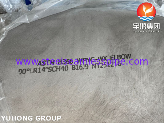 ASTM B366 WPNC 팔꿈치 UNS N04400 / Monel 400 Buttweld 파이프 피팅 90도 LR 팔꿈치