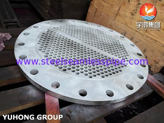 ASME SA240 SS304 엑스체이저 튜브 시트 정밀 CNC 굴착