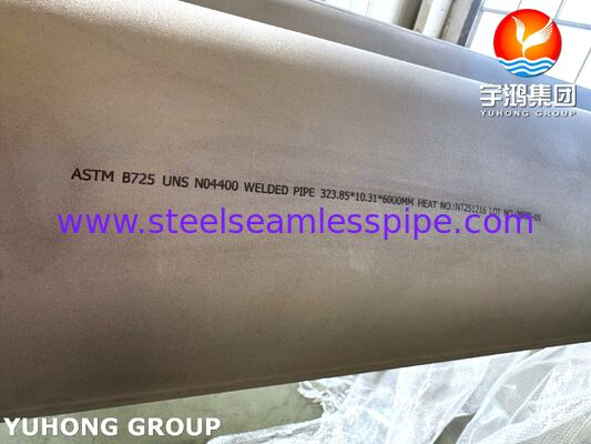 ASTM B725 모넬 400 니켈 합금 용접 파이프 (내식성 및 맞춤형 치수)