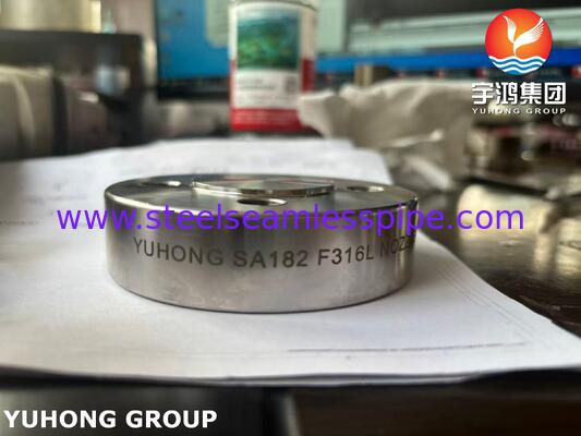 압력 용기용 ASME SA182 F316L 스테인리스강 플랜지 단조 노즐 플랜지