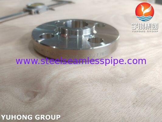 압력 용기용 ASME SA182 F316Ti / UNS S31635 스테인리스강 플랜지 노즐 플랜지