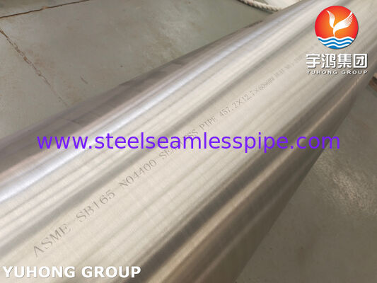 ASME SB165 UNS N04400 액체 운반 파이프용 모넬400 매듭 없는 니켈 합금 파이프