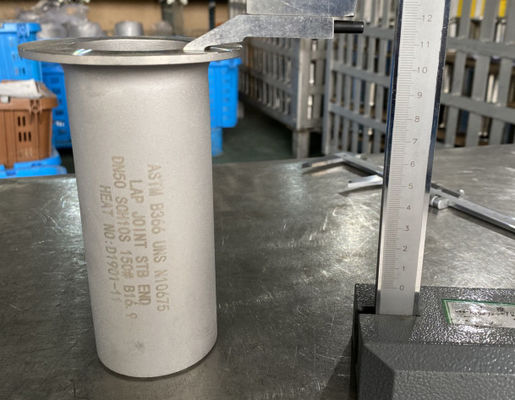 ASTM B366 UNS N10675 DN50 겹치는 결합 스텁엔드