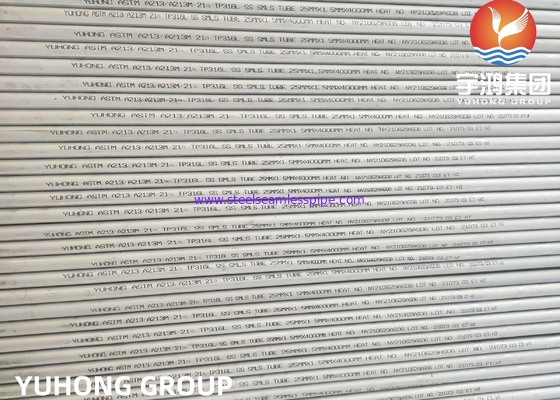 ASTM A213 TP316L TP304 TP304L 스테인리스 스틸 무선 열 교환 튜브