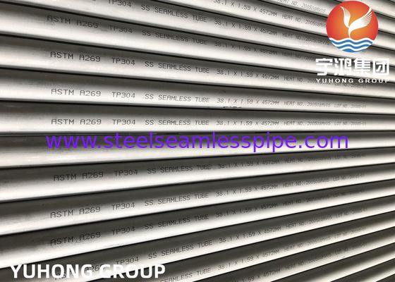 ASTM A269 / ASME SA269 TP304 추운 굴려진 기구 밝은 어닐링된 튜브