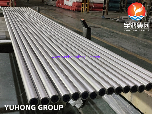 ASME SA213 / ASTM A213 TP347H 스테인리스 스틸 톱리스 튜브 열 교환 튜브