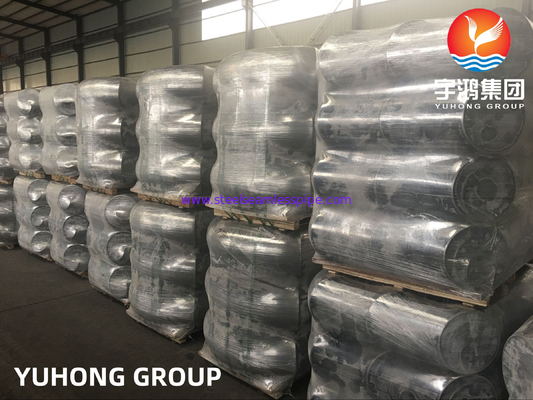 ASTM A234 WPB 검정 입히는 탄소 강관 이음쇠 티/팔꿈치