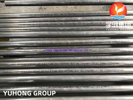 ASTM B163 Monel 400/UNS N04400 구리 니켈 합금 관 밝은 표면
