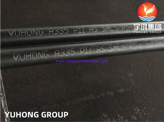 ASTM A335 /ASME SA335 합금강 이음매 없는 관 P11/P12/P22/P5 /P9/P91/P92 크기 1/2