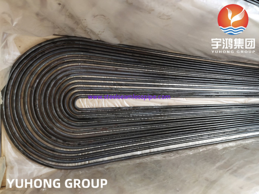 ASTM A179/ASME SA179 탄소강 이음매 없는 U 벤드 보일러 튜브(블랙 페인팅/냉동)