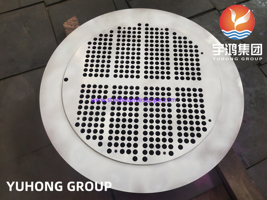 열 교환기에 대한 ASTM A182 F304 F316L 튜브 시트 PT 사용 가능