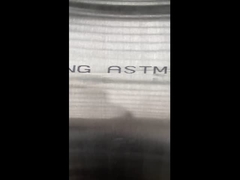 ASME SB407 UNS NO8811 Incoloy 800HT 이음매 없는 니켈 합금 파이프