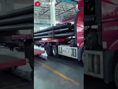 ASTM A106 GR.B 탄소강 이음매 없는 강관 고체 핀 튜브 (로용)