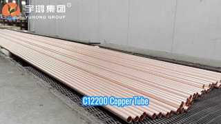 HVAC 및 열교환기용 ASTM B111 UNS C12200 DHP 동관