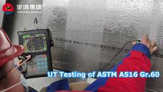 ASTM A516 Gr.60 플레이트의 UT 테스트